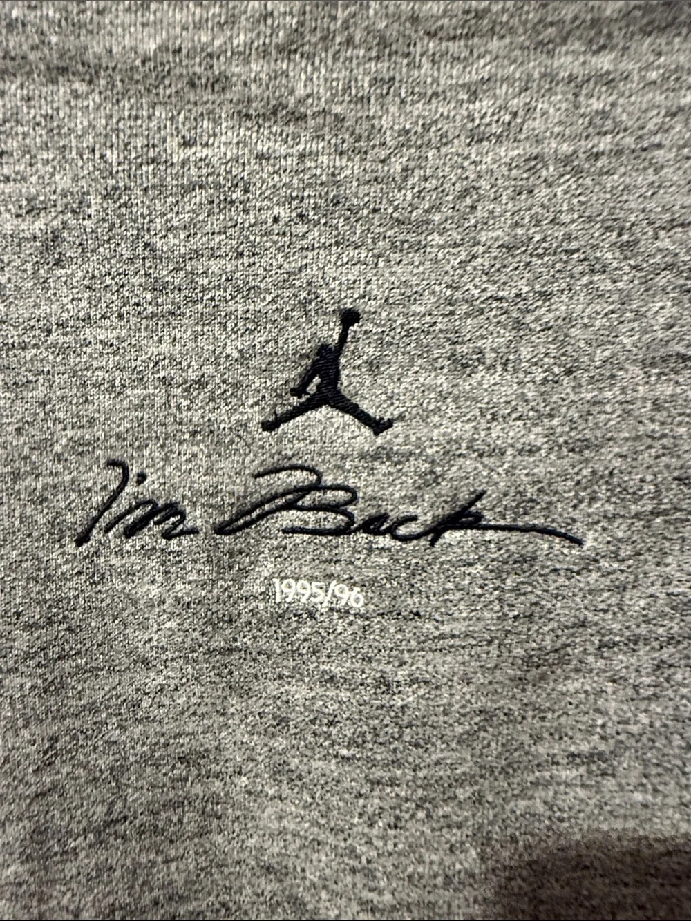 Like new Sz L Jordan Heather Gray Crewneck Sweatshirt with Small Logo